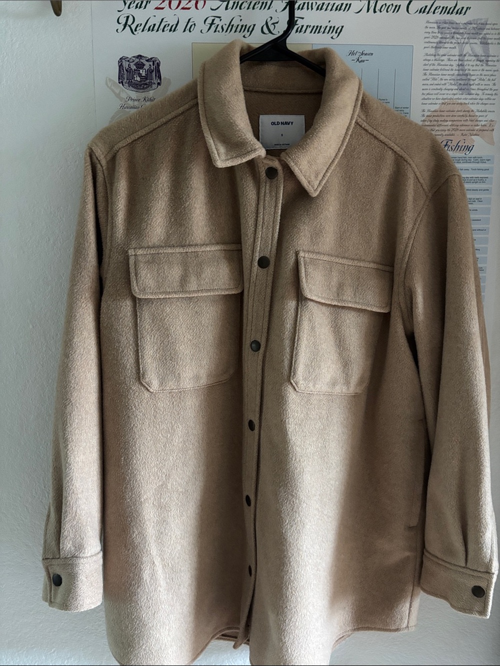 Old Navy Tan Shirt Jacket